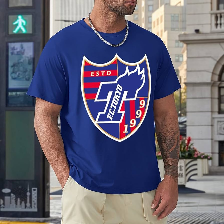 【Mサイズ】FC東京 トレーニングトップ 半袖シャツ ネイビー Amazon.co.jp: FC東京 Tシャツ メンズ 半袖 コットン 男女兼用 T